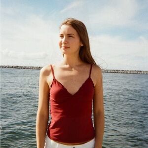 Brandy Melville Burgundy Camisole